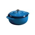 thumbnail image 1 of Lodge Enamel Dutch Oven, Blue - 4.5 quart., 1 of 5