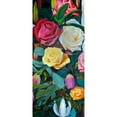thumbnail image 3 of Lafrate, Sandra 13x24 Black Modern Framed Museum Art Print Titled - Baroque Flower Triptych II, 3 of 5