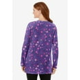 thumbnail image 2 of Woman Within Plus Size Perfect Printed Long-Sleeve Crewneck Tunic, 2 of 4