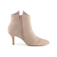 thumbnail image 3 of BLISSFUL STEP Women Bow Pointed Toe Stiletto Heels Ankle Boots, 3 of 6