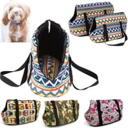 Walbest Vintage Small Dog Cat Carrier Sling Bag, Travel Pet Carrier Tote Bag Soft-Sided Cat Dog Carrier
