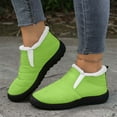 thumbnail image 2 of CAICJ98 Women's Snow Boots Warm Lined Waterproof Slip On Booties Comfort Ankle Boots Outdoor Winter Boots Women (Light Green,Size 6.5), 2 of 8
