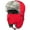 Red, variant on Men Women Trooper Trapper Hat Warm Winter Hats with Ear Flap Faux Fur Hunting Aviator Hat (Black)