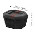 thumbnail image 2 of FONDOTIN 5Pcs Tennis Racquet End Cover Black for Upgrading Equipment Sessions, 2 of 7