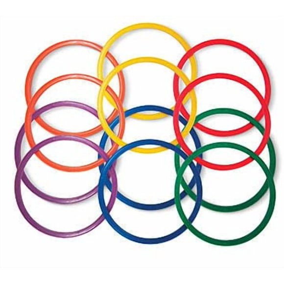 Palos Sports Cerceaux Plats de Sport et d'Agilité - Lot de 12-14, 20 Ou 24 (14 Pouces)