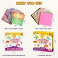 thumbnail image 6 of pigipigi Craft Origami Paper for Kids - 208 Sheets Vivid Colorful Folding Papers 54 Patterns Art Projects Easter Basket Stuffers for Kids Kit for Girl Boy Teen Birthday Gift Preschool Educational Toy, 6 of 7
