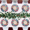 thumbnail image 7 of Ryvnso Abstract Heart Paint Round Plate Mats Dining Table Placemat Set of 4 for Holiday Decoration, 7 of 7