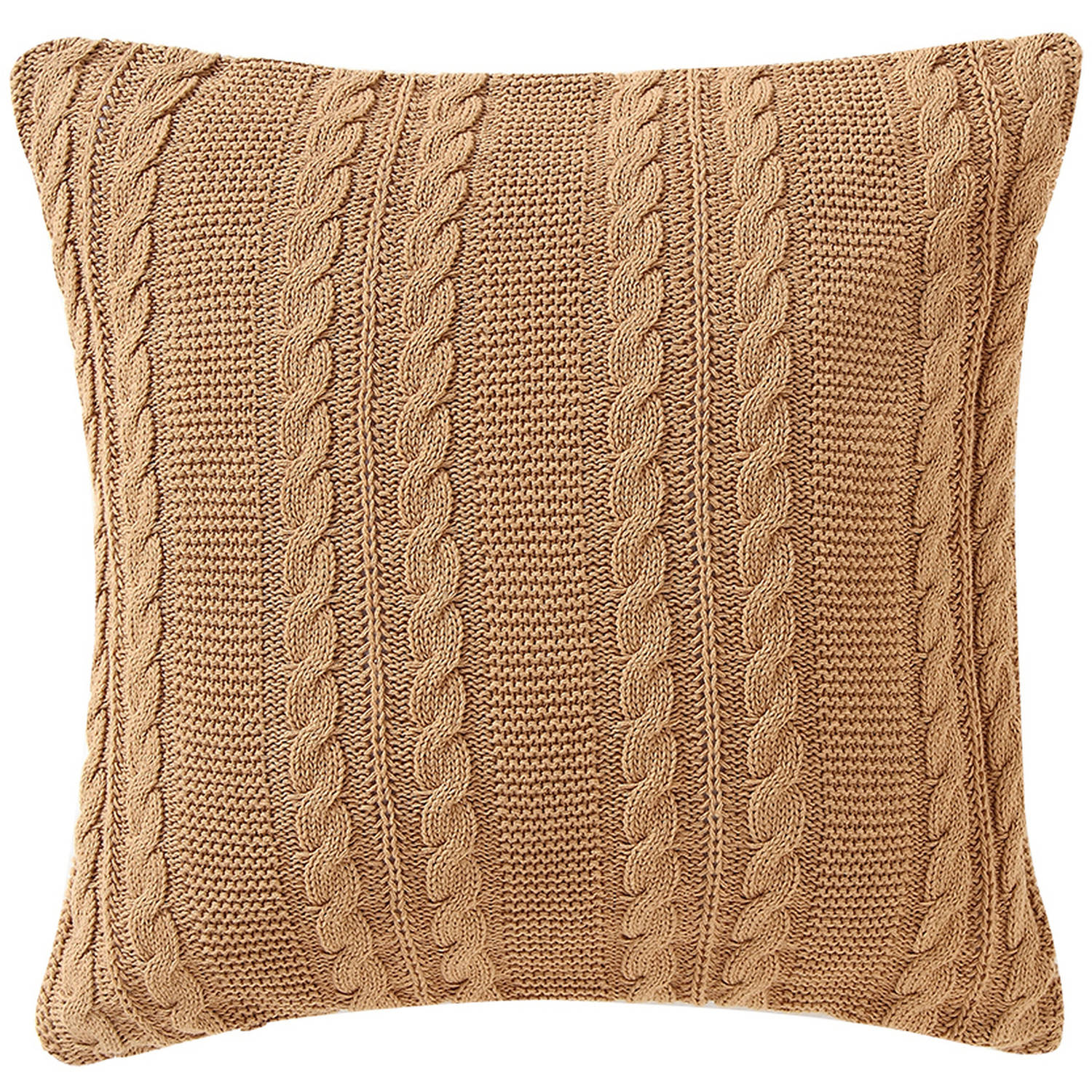 VCNY Home Dublin Cable Knit 18" x 18" Square Decorative Throw Pillow