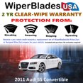 thumbnail image 2 of 2011 Audi S5 Beam Wiper Blades Wipers w/2yr Warranty (Set of 2), 2 of 5
