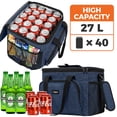 thumbnail image 2 of Bolsa Térmica OPUX Suave, Aislada y Plegable para Almuerzo 27L 40 Latas, 2 of 9