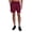 Burgundy, variant on Active Men's Quick Drying Stretch Woven Solid 7" Workout Basketball Shorts with Pockets