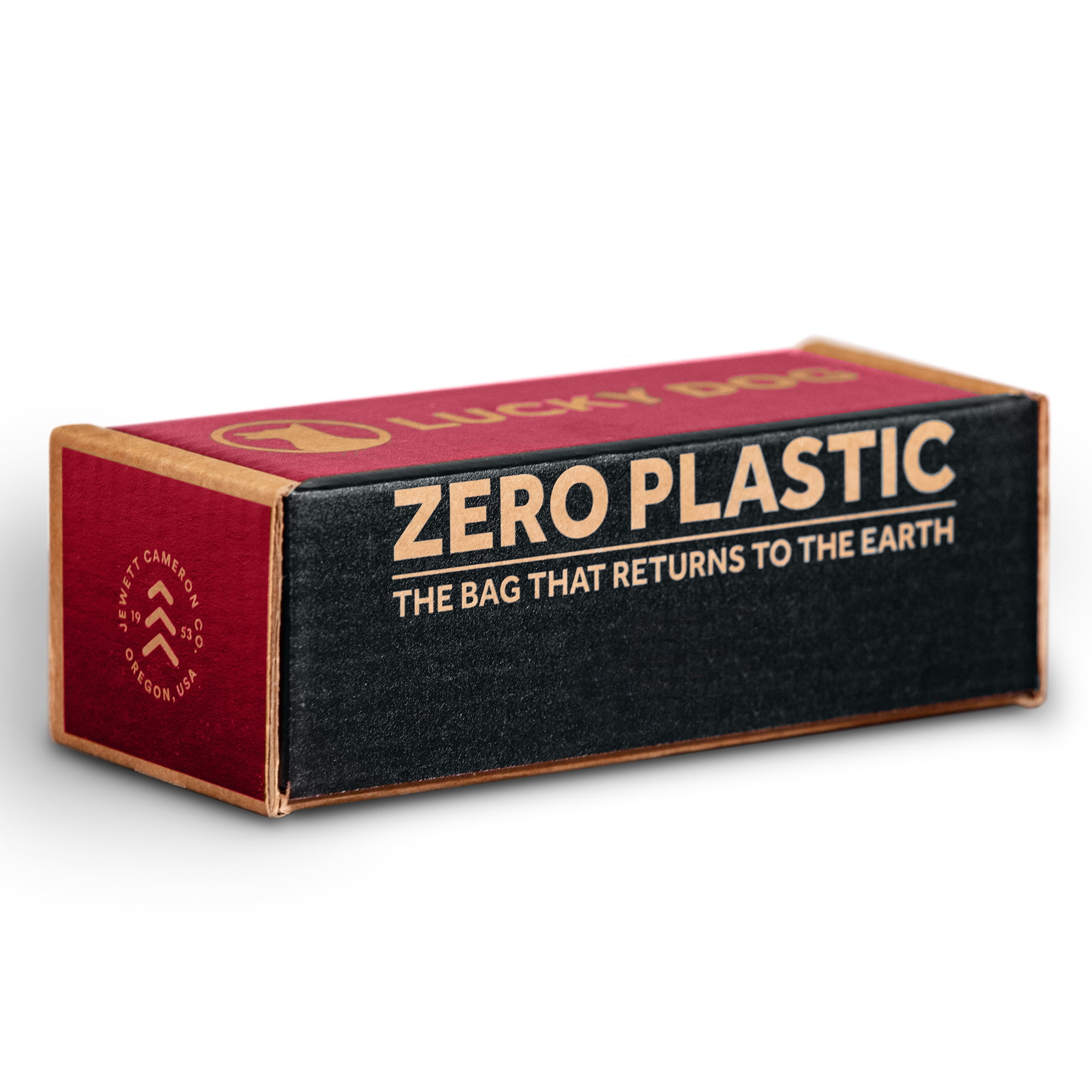 Lucky Dog Zero Plastic™ brand poop bags, ASTM D6400 certified compostable 120 Bags / 10 Rolls