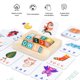 thumbnail image 2 of Juego De Letras A Juego Para Niños, Juegos De Ortografía De Madera Preescolar, Juguetes De Aprendizaje, Tarjetas Flash Educativas Minnieouse FN005643-00, 2 of 6