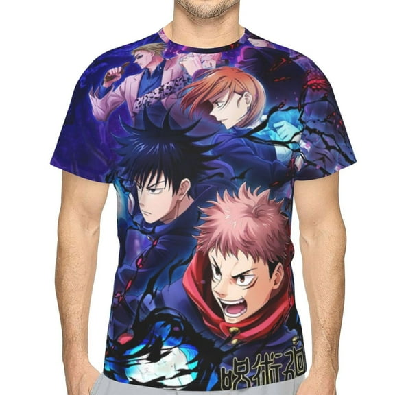 Jujutsu Kaisen Unisex 3d Pattern Printed Short Sleeve T-Shirts Casual Graphics Tees Small