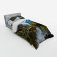 thumbnail image 3 of Ambesonne Nature Bedding Set 4 Pcs, Snowy Norway Mountains, Queen, Multicolor, 3 of 3