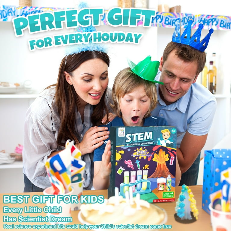 Huge Wave Science Kits for Kids Age 8-12, 14 Science Experiments