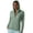 Green, variant on Women's Plus Long Sleeve UV Sun Protection Hoodie Full Zip Lightweight Jacket Thumb Holes Zipper Pockets for Hiking Fishing Beach Vacation, Light Blue, XXL