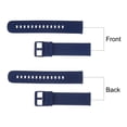 thumbnail image 4 of Uxcell Silicone Watch Bands, 20mm Watch Strap Zinc Alloy Buckle Quick Release, Navy Blue, 4 of 6