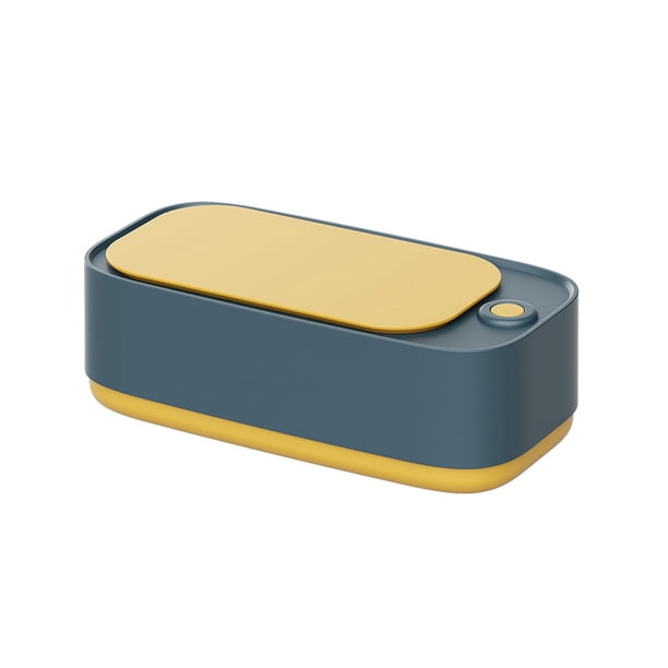 Yhmxh Utensilios de cocina Máquina de limpieza de gafas, hogar, conveniente, aparatos dentales, cosméticos, joyas, máquina de limpieza de lentes, pequeña máquina de limpieza de alta frecuencia.