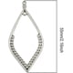 thumbnail image 5 of Zhuge 20 piezas de aretes de araña para hacer joyas, para aretes colgantes y dijes, plata tibetana, 5 of 5