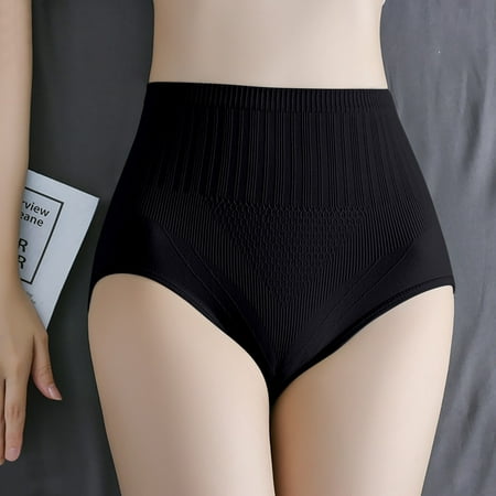 

nsendm Women s Lace Plus Size Panties Low Waist Breifs Gather Your Waist And Lines Underwear for Leggings Women Underpants Black Large