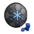 thumbnail image 4 of LOVIVER Machine de Boxe Cible de Réaction Entraîneur de Boxe Exercice Rythme Cible Musicale Gants Noirs Bleus, 4 of 8