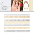 thumbnail image 3 of Ring Size Adjuster Loose Rings Guard Spacer Sizer Size Adjuster for Fitter 14Pcs Gold Silver, 3 of 9