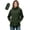 New Army Green, variant on Women's Lightweight Jackets Outdoor Hiking Packable Waterproof Hooded Rain Jacket