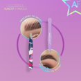 thumbnail image 5 of Almost Famous Precision Tweezer Duo with Genuine Leather Travel Case – Slant Tip and Pointed Tip Stainless Steel Tweezers for Eyebrows and Ingrown Hairs, 5 of 6