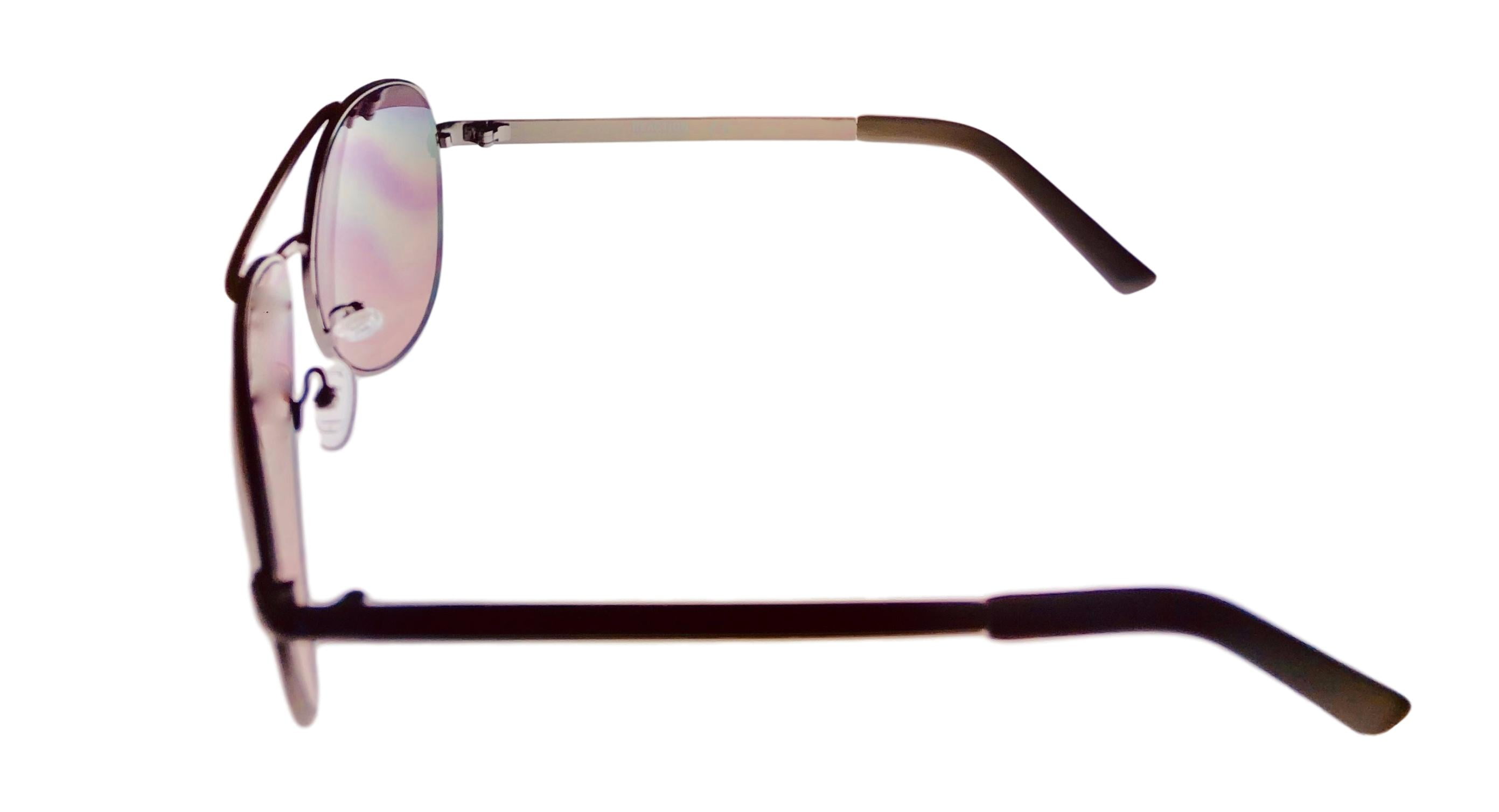 Kenneth Cole Reaction Mens Sunglass Gunmetal Aviator, Gradient Lens KC1356. 8F