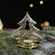 thumbnail image 4 of Candelabro Navideño, Escaparate, Adornos Dorados, Decoración Navideña de Hierro, Bandeja para Velas, 4 of 6