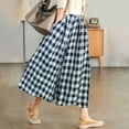 thumbnail image 2 of Outfmvch Crop Pants for Women Capris Drawstring with Pockets Linen Palazzo Trousers Cotton Linen Pants Summer Beach Pant Outfits Capri Pants with Lace Side Summer Outfits 2026 Trendy White L-5XL, 2 of 4