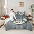 thumbnail image 4 of Homewish Vintage Swim Ring Full Size Comforter Sets 3-Piece for Teens Boys Girls,Lake House Bedding Comforter Set,Lodge Cabin Lightweight Bedding Sets,Luxury Bedroom Decor,Reversible, 4 of 8