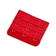 thumbnail image 1 of Correa de extensión Extensores de sujetador Hebilla 3 Gancho Sujetador Transpirable Abrazadera práctica Íntimos ajustables 3 filas Ropa Ropa, zapatos y accesorios Miscelánea rojo brillante Sonducket AP010534-17, 1 of 6