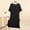 Black, variant on Chemise Nightgowns Sleep Shirts for Women Bamboo Nightgowns Sleepshirts Night Shirts Short Sleeve Purple Crew Neck Nightgowns for Women Sexy,L