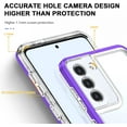 thumbnail image 5 of Case for Samsung Galaxy S22 Plus, Slim Thin Soft TPU Bumper & Hard PC Transparent Back Shockproof Scratch Resistant Protective Phone Case for Samsung Galaxy S22 Plus (Purple), 5 of 15