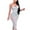 White, variant on IROINNID Sheath Dress For Women Mesh, Hot Drill, Inlaid Suspender, Long V-neck Dress, Suspender, V-neck Dress Full-Length Solid Color Dress
