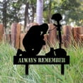 thumbnail image 3 of HELLOYOUNG Metal Soldier Silhouette Sign Yard Decor Memorial Veterans Gift Independence Day Remembrance Wall Sculpture Home Garden Art Rustic Outdoor, 3 of 6