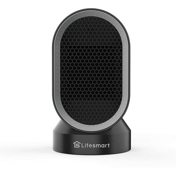 Lifesmart New 600W Ceramic Heater with Remote, HTFN1283