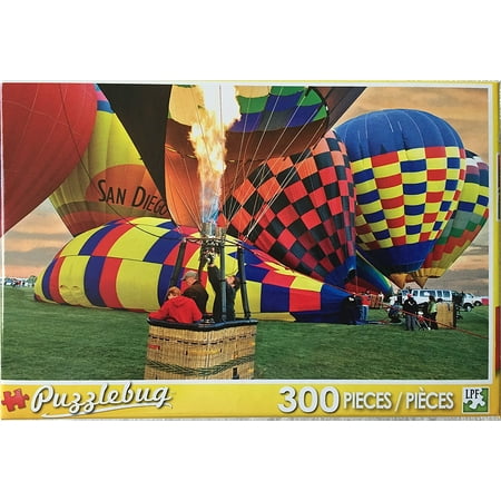 - 300 Piece Puzzle ~ Hot Air Balloon Ride - All Aboard! By Puzzlebug