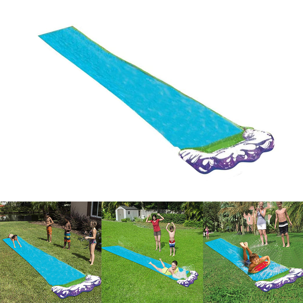 Onever PVC Water Slide Children Outdoor Lawn Playing Waterslide Mat Hot