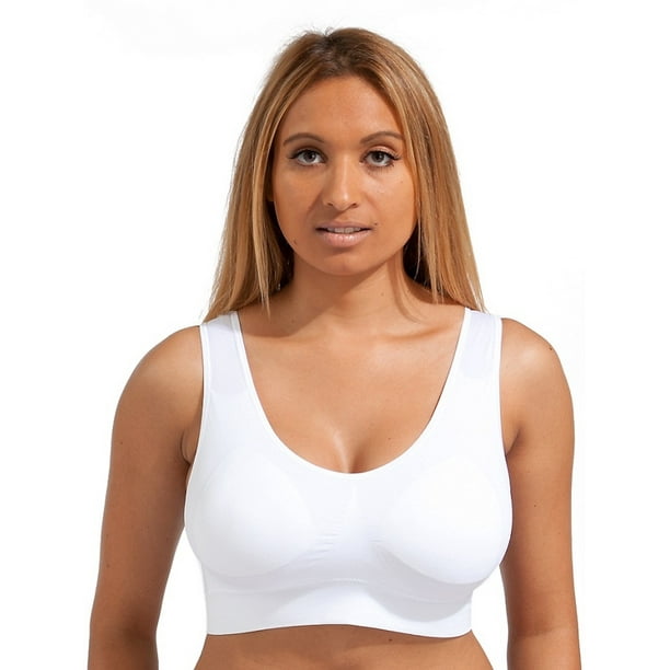 White Comfort Choice Band Size 44 Bras & Bra Sets for Women for