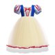 thumbnail image 1 of Vestido de princesa de Disney para niñas, disfraz de Blancanieves, manga abullonada, ropa para niños, fiesta de cumpleaños, vestido elegante Fivean unisex, 1 of 2