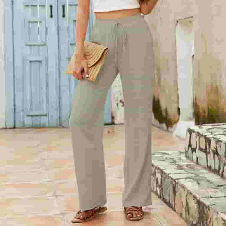 Women'S Pants Ladies Casual Pants Khaki Baggy Pants Womens