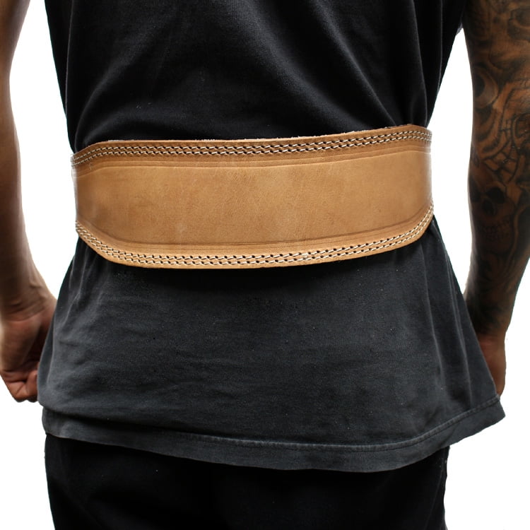 Last Punch 4" Weight Lifting Body Building Belt Wide Padded Leather S