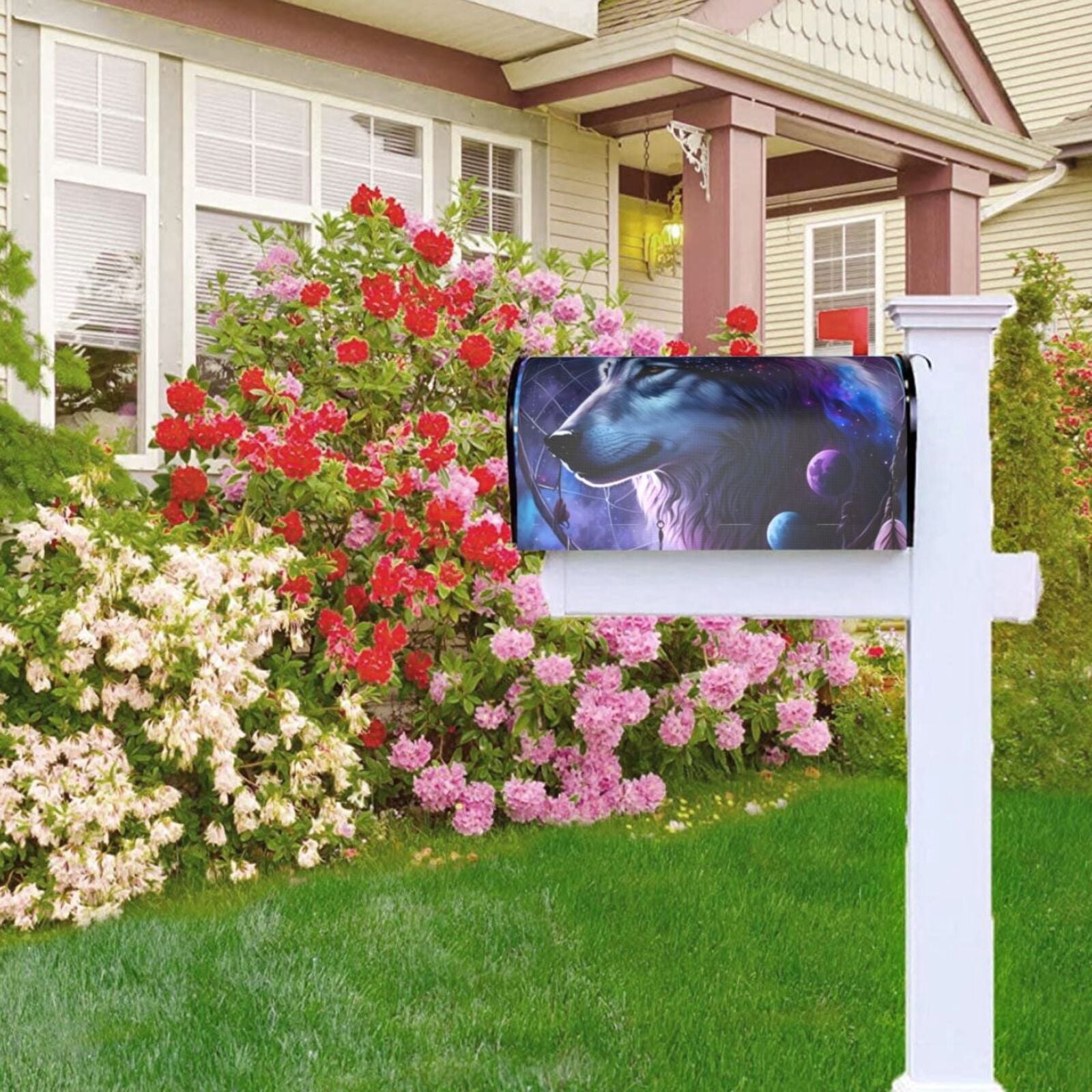 Kdxio Magnetic Mailbox Cover 21x18 in Mailbox Cover Outdoor Decoration Holiday Mailbox Covers for Home Garden Yard-21x18 in