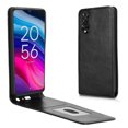 thumbnail image 1 of Folio Phone Case for TCL 505 4G Magnetic Kickstand Cover with Camera Protection Black, 1 of 7