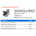 thumbnail image 2 of Power Steering Pump - Compatible with 2007 Chevy Silverado 1500 Classic, 2 of 2