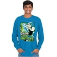 thumbnail image 3 of Cool Popeye Raised By the Hustle Men's Long Sleeve Tee T Shirt Brisco Brands 2X, 3 of 6