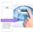 thumbnail image 4 of Destyer Smart Nail Dryer Portable Professional Replacement 39 Beads LCD Adjustable Timing Salon Manicure Drying Lamp Light Blue US Plug, 4 of 6